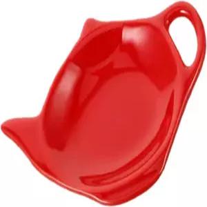 프레티줌 티포트 모양 티백 홀더 접시 세라믹 코스터와 숟가락 받침대 주방 공간 정리하기