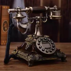 카페 엔틱전화기 복고풍 장식품 빈티지 프리미엄 모형