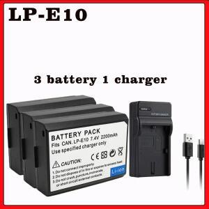 캐논 EOS 1100D Rebel T3 T5 T6 KISS X50 X70 디지털 카메라용 LP-E10 LP E10 배터리