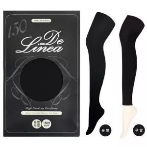 De Linea 블랙레깅스150D(유발 무발) 겨울스타킹 겨울레깅스 무발레깅스