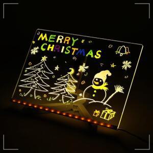 네온 LED 보드판 칠판 GDM 30cmx20cm