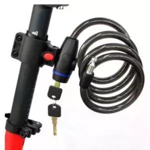 자전거 장치 방지 Mtb 도로 강철 와이어 체인 오토바이 헬멧 접이식 전기 스쿠터 안전 자물쇠