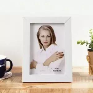 탁상용 사진액자 4x6 화이트 웨딩액자 돌사진액자