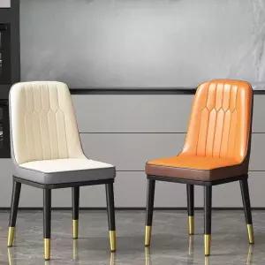 머스코 북유럽 모던 화이트 카페 거실 다이닝 의자