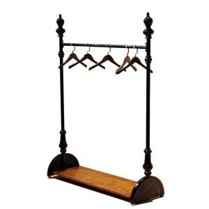 엔틱 레트로 옷가게 매장 옷걸이 행거 원목 의상실 제품 스탠드 DS E5