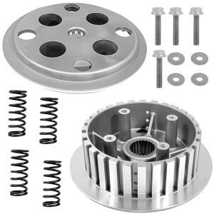 Boulevard M50 C50 S50T 침입자 Volusia 800 VL800 OEM # 21410-41F00 21462-27A00을 위한 BIGLKNM 클러치 센터 내부 허브 및 외부 압력판 헤비 듀티 스프링 볼트 키트