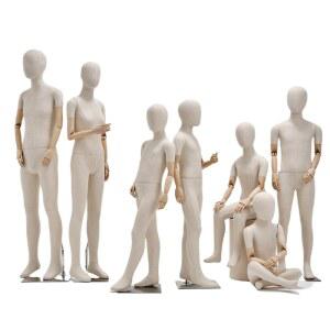 어린이 마네킹 의류 매장 전신 포장 너클 나무 디스플레이 소품