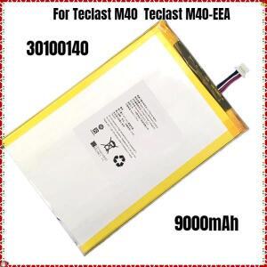 3.8V 9000mAh 고용량 리튬 폴리머 배터리 30100140 Teclast M40용, M40-EEA 태블릿 PC 노트북(5선 플러그