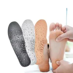 (지나산업) 헤라칸지압깔창 기능성 은 황토 참숯함유 지압칼창 헤라칸