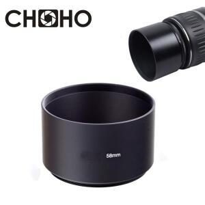 캐논 니콘 소니호환 라이카용 카메라 렌즈 후드 금속 망원 나사 삽입 관형, 49mm, 52mm, 82mm