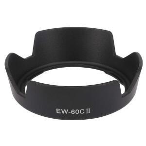 EW-60C II 렌즈 후드 가스테이션 카메라 액세서리, 캐논 600D 550D 650D EF-S 18-55mm 렌즈용, 58mm ew-60c