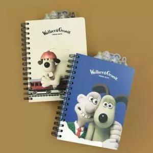 [문구/오피스] 용품 디자인 캐릭터 랜덤 월레스와 인덱스 귀여운 필기 그로밋 노트