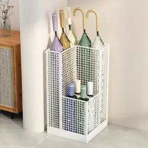 [무료배송] 히키스 메쉬 사각 스틸 카페 매장 대용량 우산꽂이R06