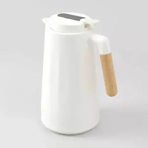 TBZ 이중유리 온도표시 화이트 보온주전자 1L 물주전자