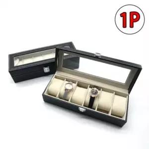 보관상자 6구 시계정리 시계진열대 손목시계함 시계수 보관상자 6구 손목시계함