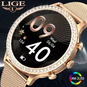 스마트워치 Smart시계 블루투스 통화 스마트 워치 혈압 산소 모니터 Relojes Inteligentes 방수 + 선물