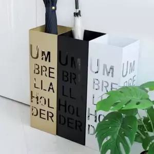 [무료배송] 카페 헤어숍 오피스 장마대비 심플사각 메탈 우산꽂이