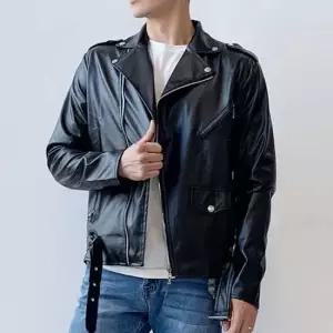 허리끈 라이더자켓 바이커 가죽자켓