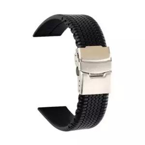 디버클 더블 실리콘 우레탄 블랙 시계줄 우레탄밴드 시계밴드 실리콘밴드 블랙시계줄