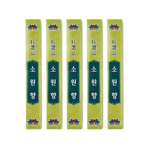 롯데 소원향 40g 5P 제사 차례 추모 향불 향피우기