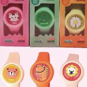 어린이 모기퇴치 실리콘손목밴드 led발광 야외활동 캠핑용품 kc인증 안전제품