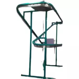 드라이클리닝 샵 정보 660점 녹색 라인 2중 의류 U형 컨베이어