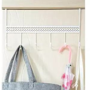 [JED] 일자형 옷걸이 도어훅 벽고리 수납 방문 행거 바지