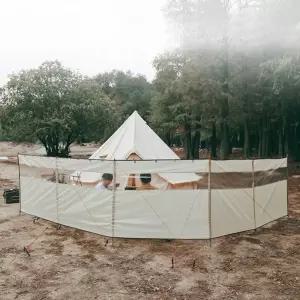 캠핑 윈드 타프 바람막이 사생활보호 스크린 화로 울타리