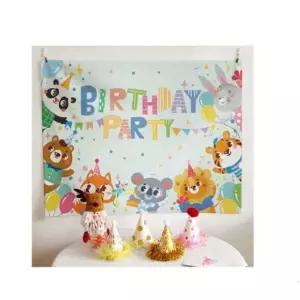 [무료배송] 특대 생일축하 패브릭 포스터 가림막 커튼 가리개 커