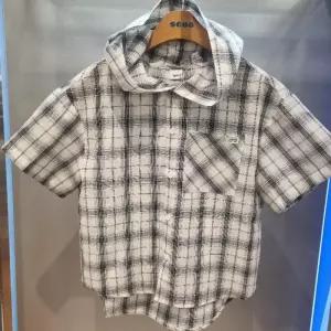 에스핏 HC22 체크후드반팔셔츠 체크후드반팔셔츠 sja304fksh04