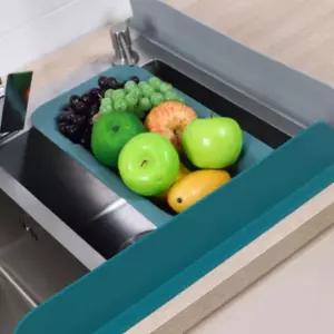 실리콘 물튀김방지 부엌 탈부착 싱크대 물막이 LWE53373