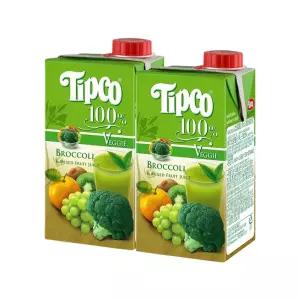 팁코 브로콜리 태국음료 프리미엄주스 혼합주스 500ml 12개