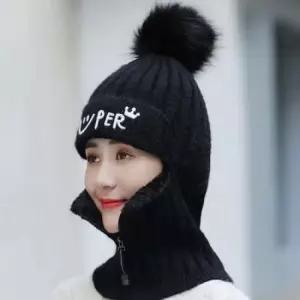 겨울모자 SUPER벨 방한모자 BLACK 겨울모자 SUPER벨 방한모자