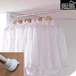 소형 다용도 KT 압축봉 스텐 행거 옷걸이 커튼봉 철봉