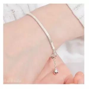 SH193통통박스 92.5 컷팅 모줄 은 실버 체인 데일리 여름 심플 우정 팔찌