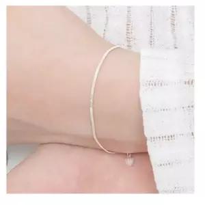 SH196박시 92.5 컷팅 모줄 은 실버 체인 데일리 여름 심플 우정 팔찌