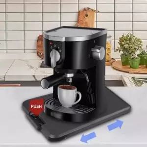 푸쉬 슬라이드 이동식 트레이 가전 단열패드 받침대 싱크대트레이 이동식트레이 슬라이딩선반