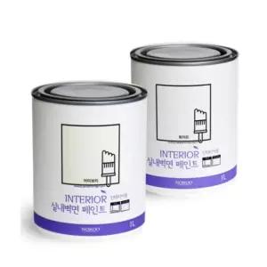 순환경 노루표 1L 셀프 벽지 벽면 가정용 친환경 페인트 N