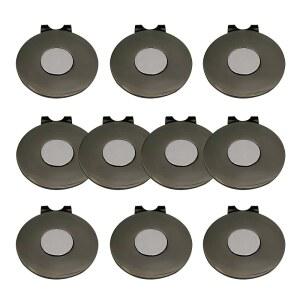 마그네틱 골프 모자 클립 장갑용 볼 마커 홀더 가방 캡 바이저 벨트