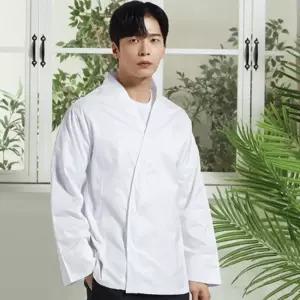 화이트 히든스냅 일식복 일식조리복 주방가운 쉐프웨 Xjq7+6vTW