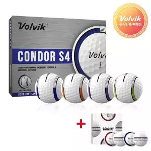[볼빅] 2026 콘도르 S4 CL360 우레탄 4피스 골프공 [12구+4구]