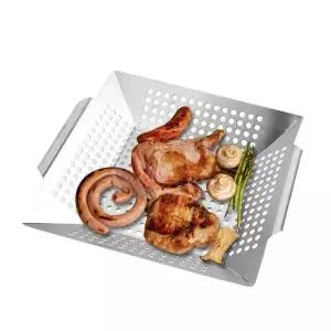 프리폼 사각 타원형 타공팬 타공후라이팬 사각팬 직화구이 BBQ 숯불