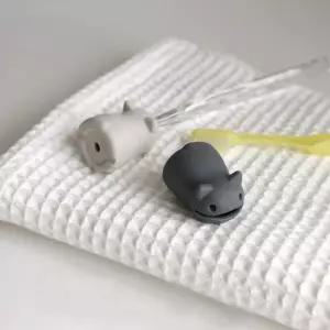 고양이 물고기 칫솔보관 스탠드 컷소