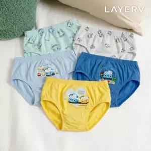 꼬마버스 타요 아동팬티 5종세트 남아 순면 삼각 속옷