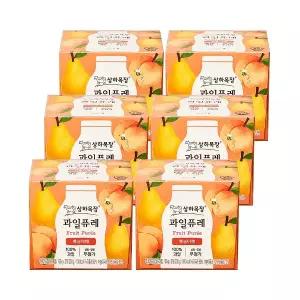 상하목장 과일퓨레 복숭아배 200g 6개(100g X 12입)