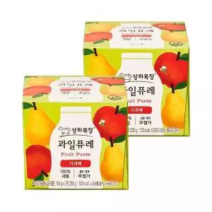 상하목장 과일퓨레 사과배 200g 2개(100g X 4입)