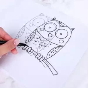 비치는 종이 트레이싱지 A4 50매 비치는종이 트레 미농지