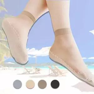 고탄력 논슬립 발목 스타킹 여름 출근 중목 보정 양말 10켤레 봄