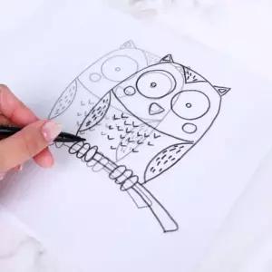 비치는 종이 트레이싱지 A4 50매 비치는종이 트레 미농지