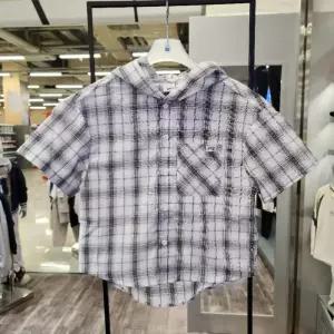 에스핏 HC09 사은품증 체크후드반팔셔츠  SJA304FKSH04